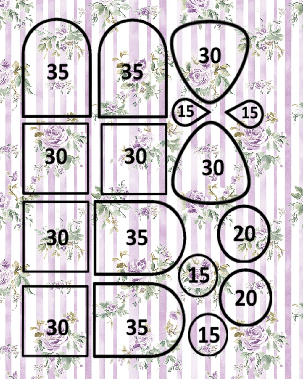 WISTERIA LANE clay transfer sheet E978