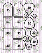 WISTERIA LANE clay transfer sheet E978