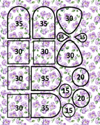 WISTERIA LANE clay transfer sheet E978