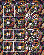 Henhouse Happiness clay transfer sheet E980