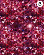 Sweethearts clay transfer sheet E981