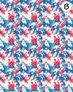 Patriotic Camo clay transfer sheet E983