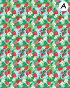 VERY BERRY clay transfer sheets E988