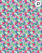 VERY BERRY clay transfer sheets E988
