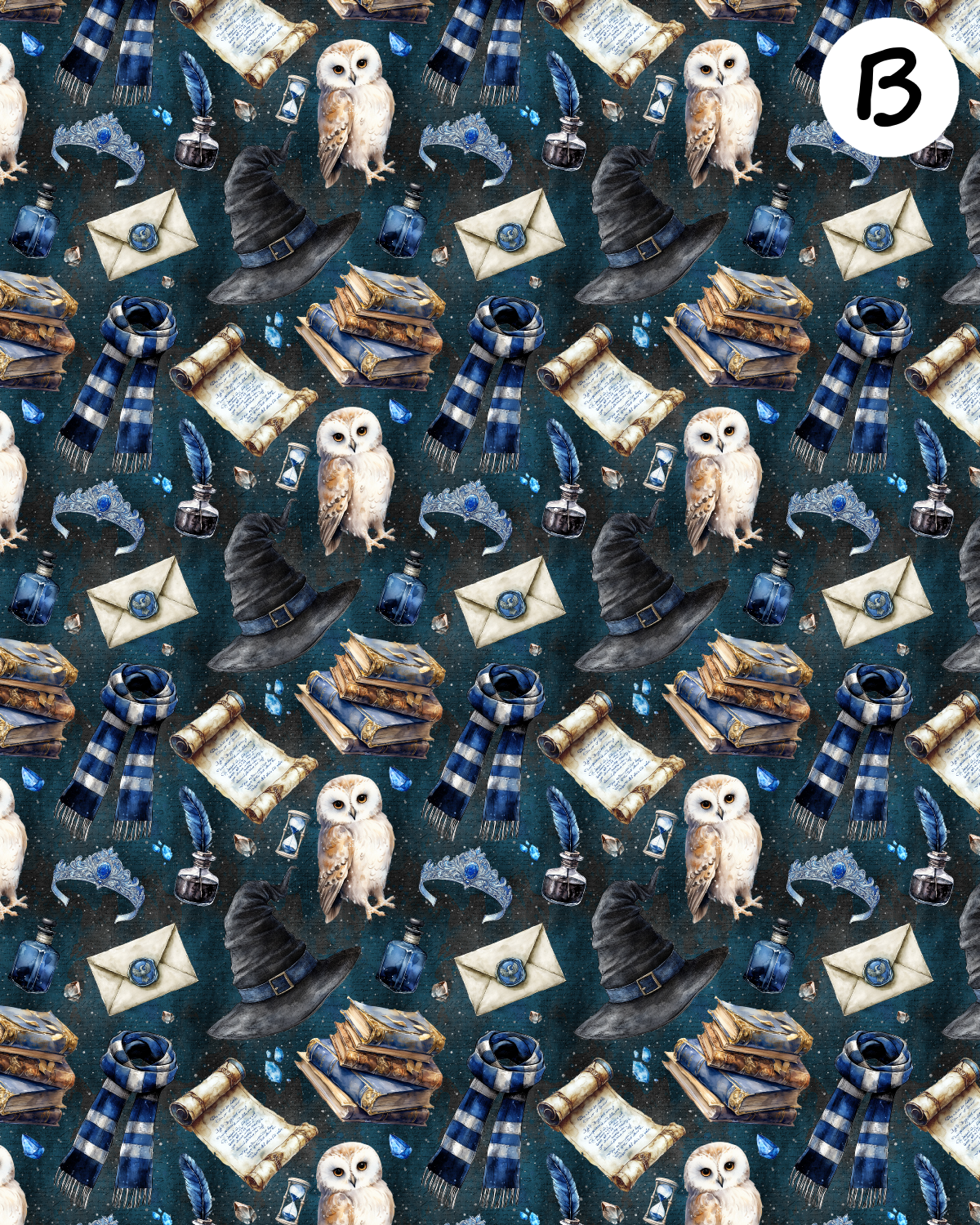 YOUNG WIZARDS clay transfer sheets E989