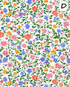 PETITE MEADOW clay transfer sheets E993