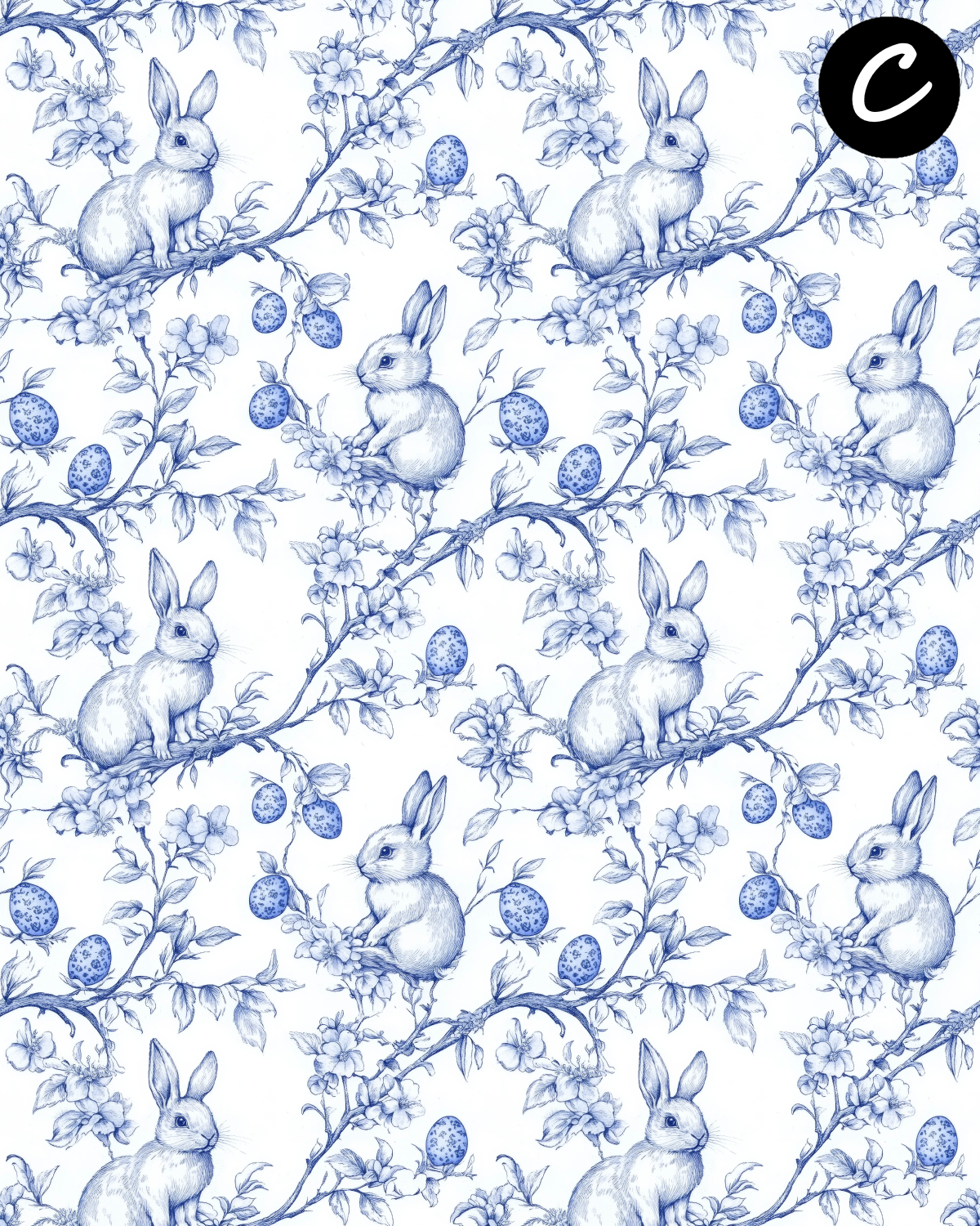 COTTONTAIL TOILE clay transfer sheets E994