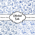 COTTONTAIL TOILE clay transfer sheets E994