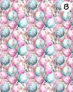 EGGS and COTTONTAILS clay transfer sheets E995