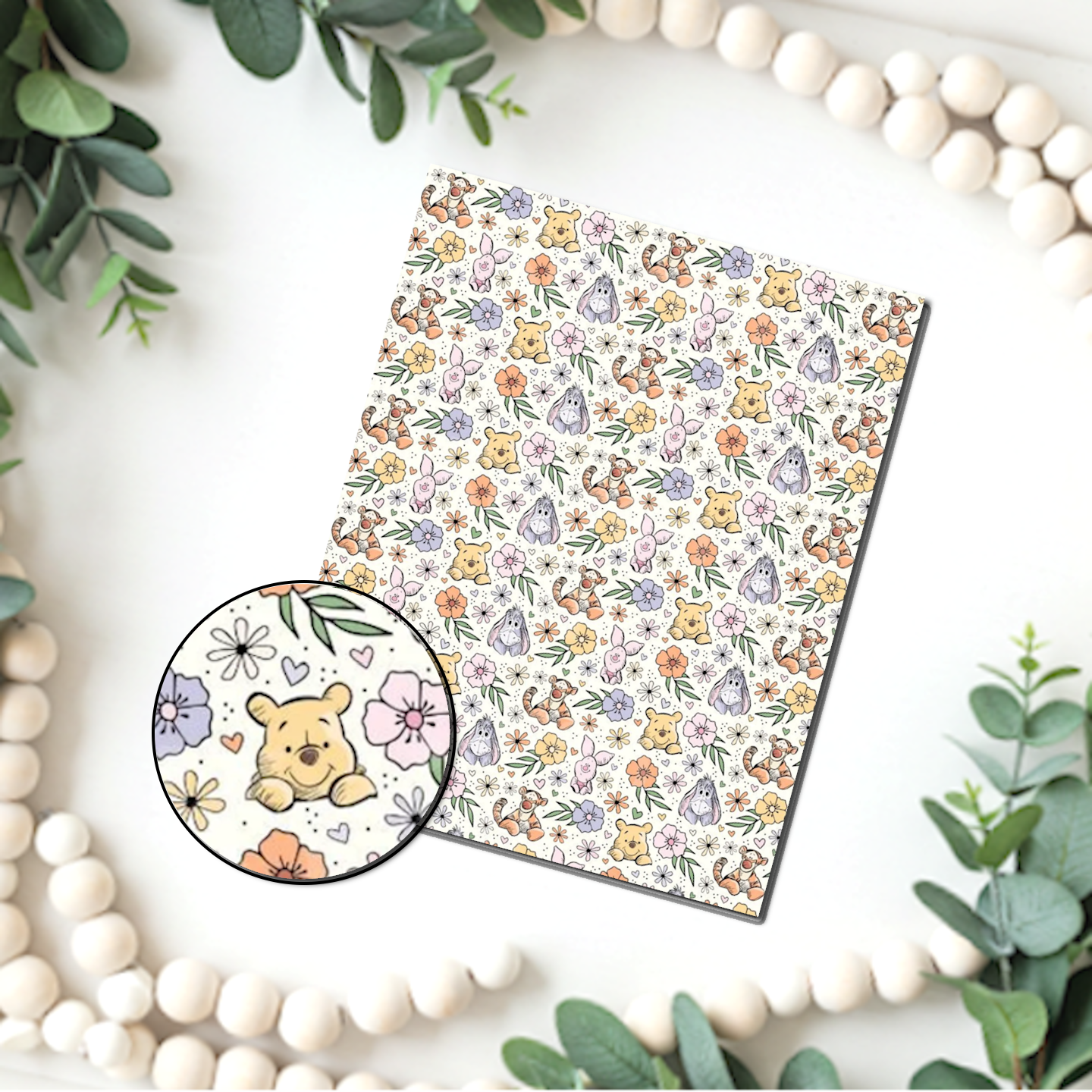 HONEY BEAR and FRIENDS clay transfer sheets E996