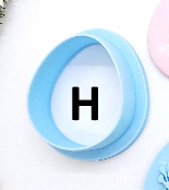 EGG STAMPS with Egg polymer clay cutter