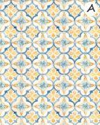 RIVIERA SUMMER clay transfer sheets F114 / Mediterranean Collection