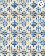 RIVIERA SUMMER clay transfer sheets F114 / Mediterranean Collection
