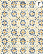 RIVIERA SUMMER clay transfer sheets F114 / Mediterranean Collection