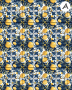 Santorini Citrus Polymer Clay Transfer Sheets F165 | Mediterranean Lemon Collection
