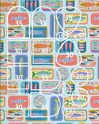 SARDINES Polymer Clay Transfer Sheet | F168