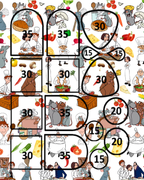 Ratatouille Clay Transfer Sheet F173