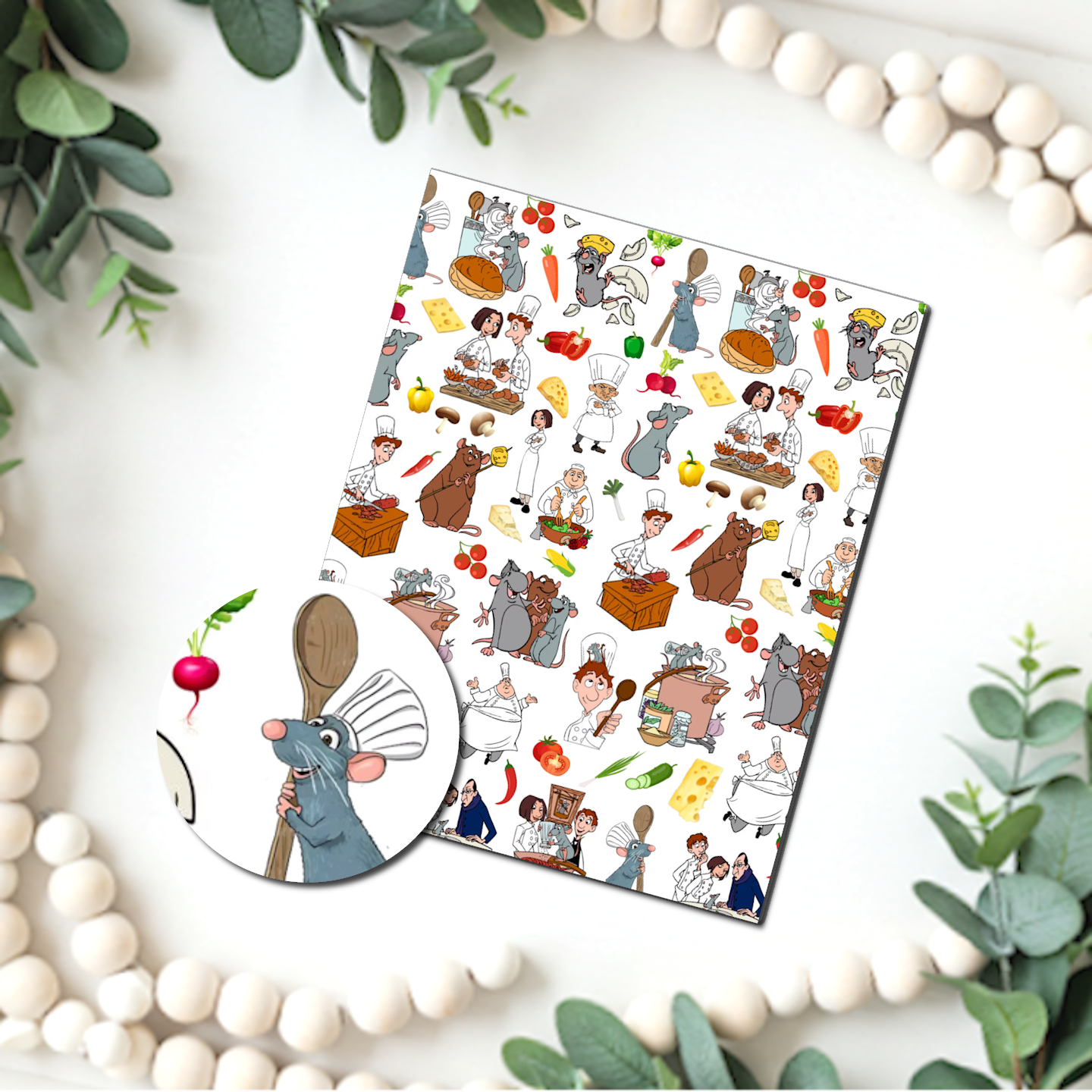 Ratatouille Clay Transfer Sheet F173