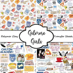 Gilmore Girls Polymer Clay Transfer Sheets F183