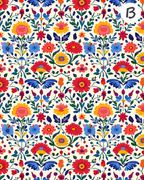 BOHO BOTANICALS Polymer Clay Transfer Sheets F184