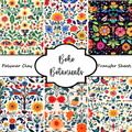 BOHO BOTANICALS Polymer Clay Transfer Sheets F184