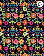 BOHO BOTANICALS Polymer Clay Transfer Sheets F184
