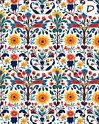 BOHO BOTANICALS Polymer Clay Transfer Sheets F184
