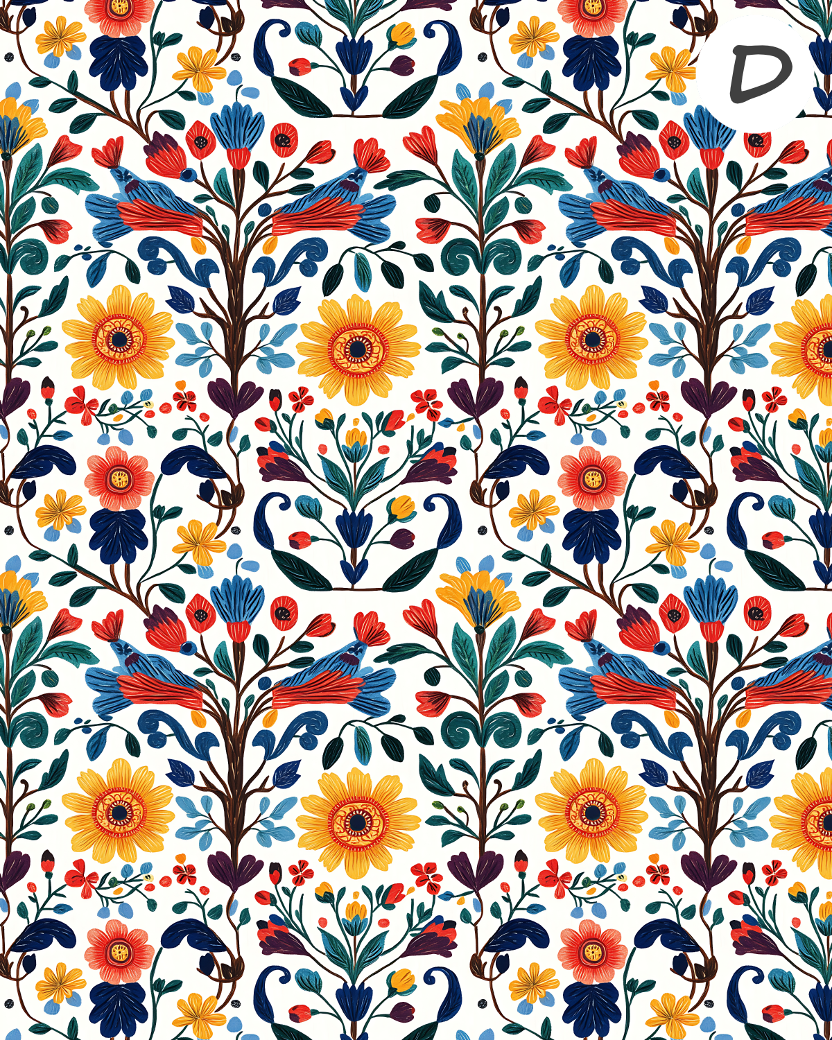 BOHO BOTANICALS Polymer Clay Transfer Sheets F184