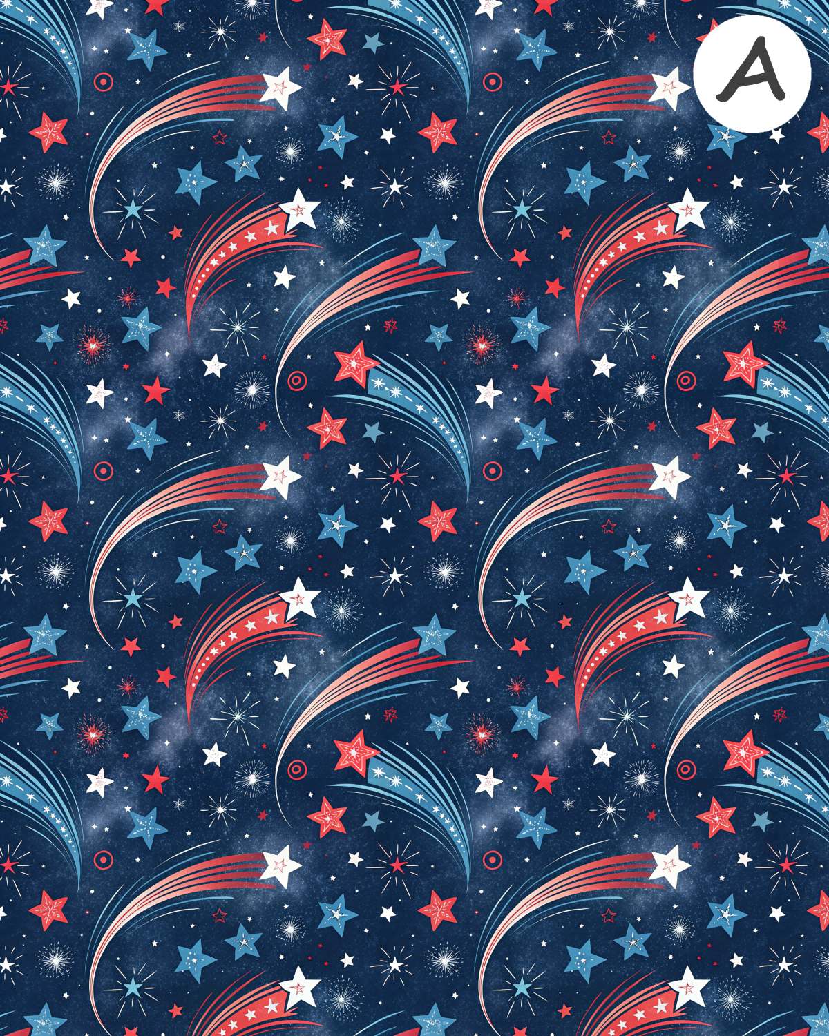 FREEDOM FIREWORKS Polymer Clay Transfer Sheets F186