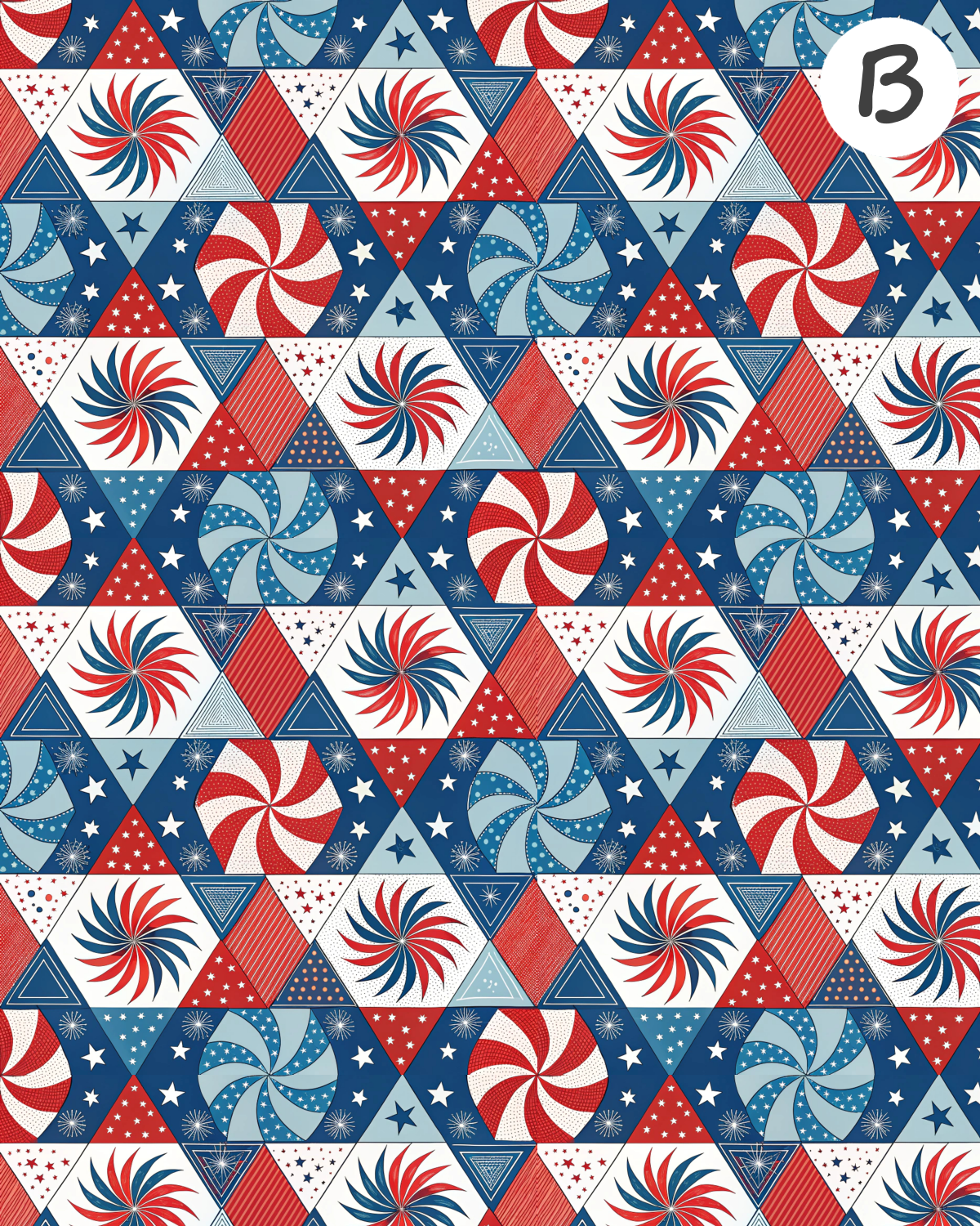 FREEDOM FIREWORKS Polymer Clay Transfer Sheets F186