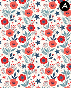 OLD GLORY GARDEN Polymer Clay Transfer Sheets F187