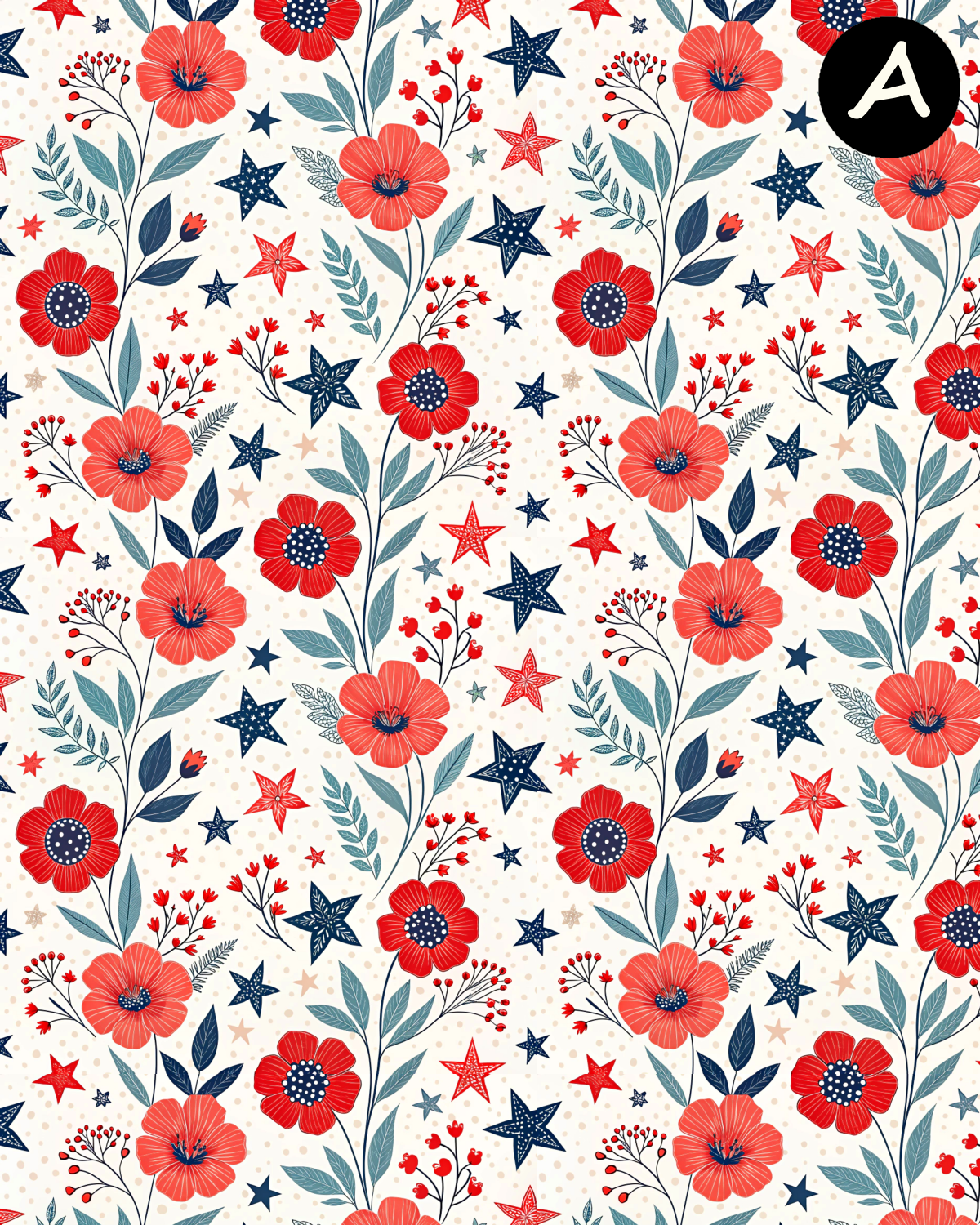 OLD GLORY GARDEN Polymer Clay Transfer Sheets F187