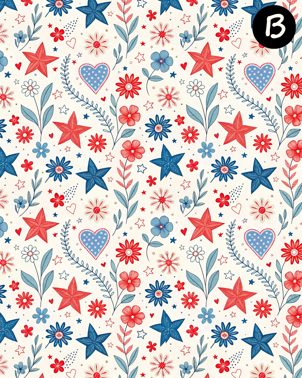 OLD GLORY GARDEN Polymer Clay Transfer Sheets F187
