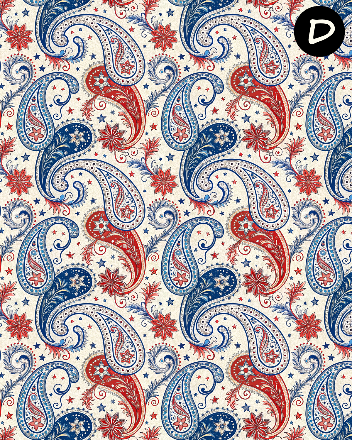 OLD GLORY GARDEN Polymer Clay Transfer Sheets F187