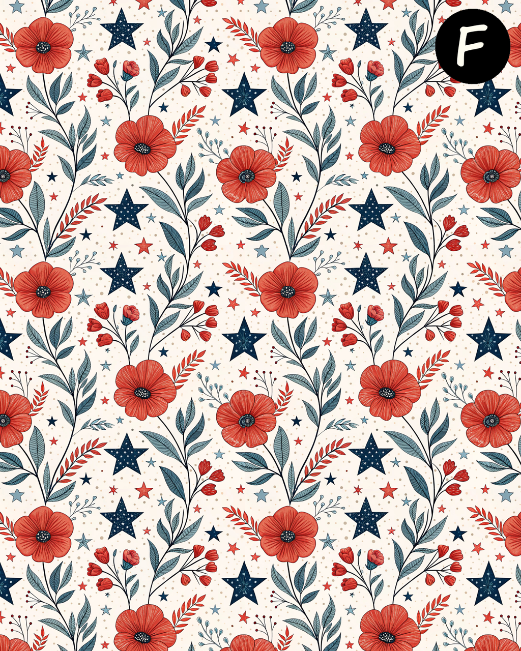 OLD GLORY GARDEN Polymer Clay Transfer Sheets F187