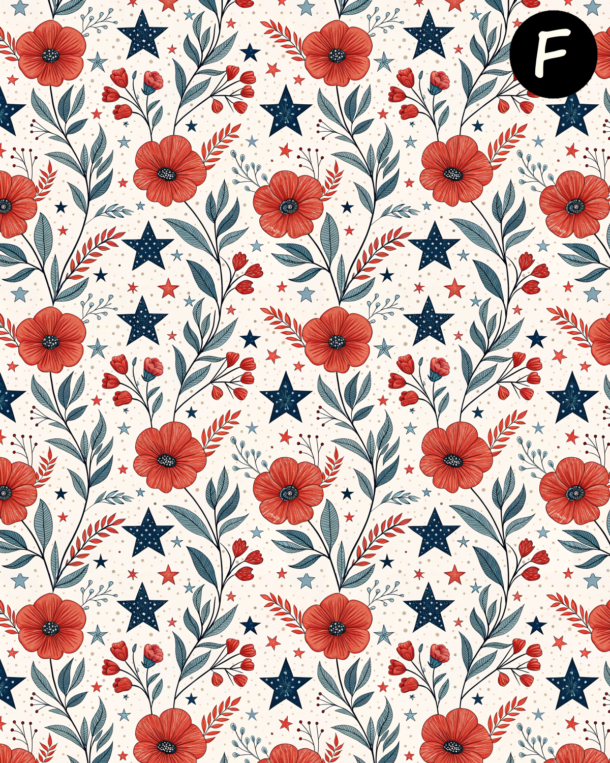 OLD GLORY GARDEN Polymer Clay Transfer Sheets F187