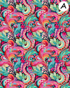BOHO PAISLEY Polymer Clay Transfer Sheets F188