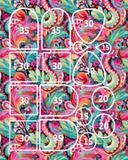 BOHO PAISLEY Polymer Clay Transfer Sheets F188