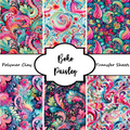 BOHO PAISLEY Polymer Clay Transfer Sheets F188