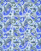 Paisley Transfer Sheet for Polymer Clay | F190