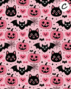GOUL MEETS GIRL Polymer Clay Transfer Sheets | F197