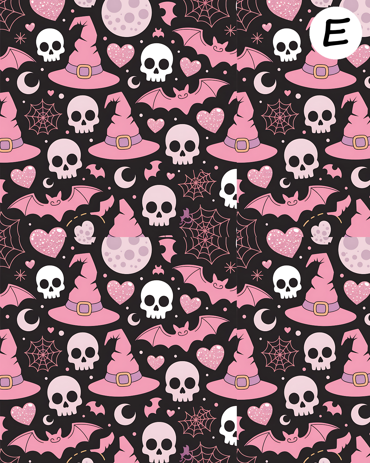 GOUL MEETS GIRL Polymer Clay Transfer Sheets | F197
