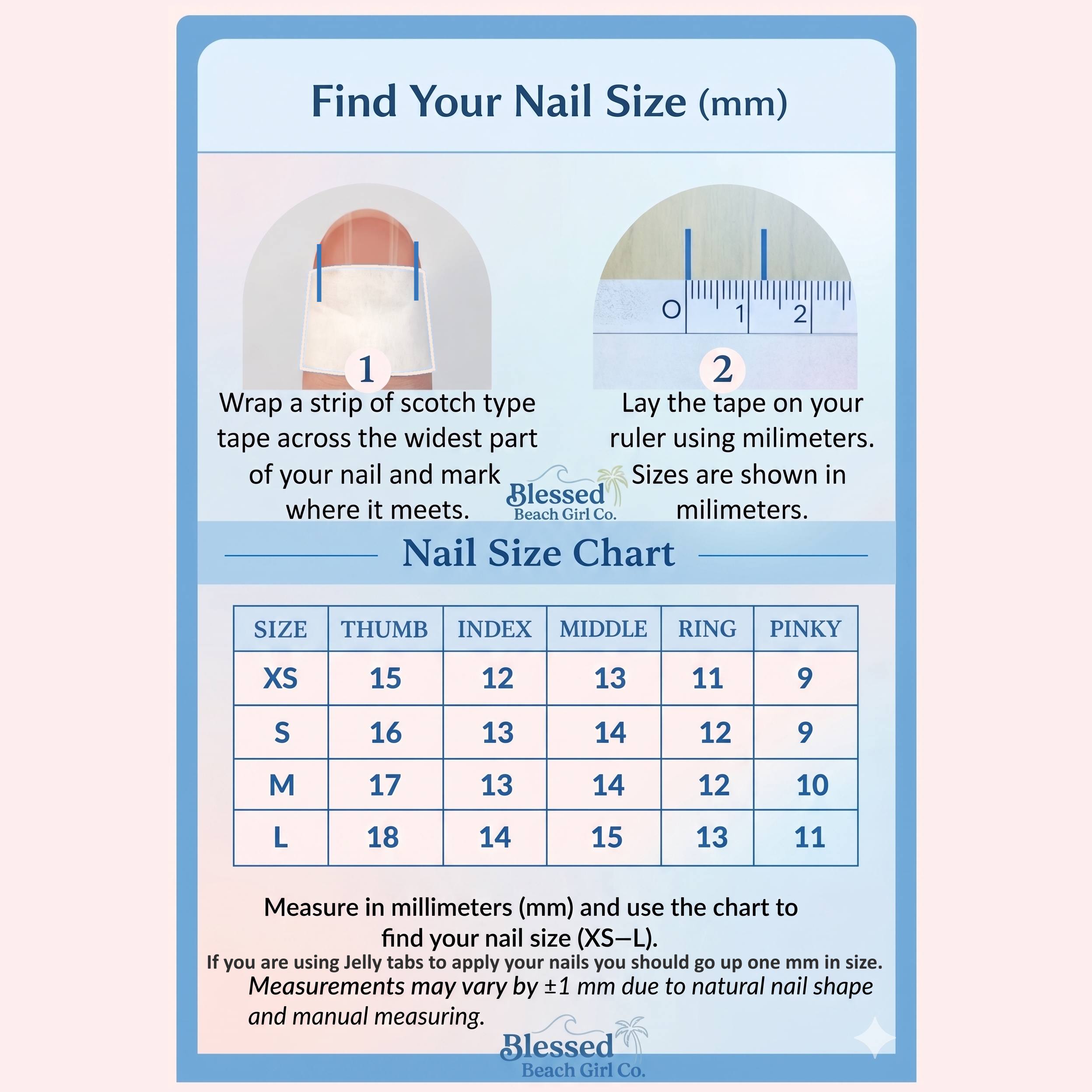 SCARLET FRENCH Press On Nails