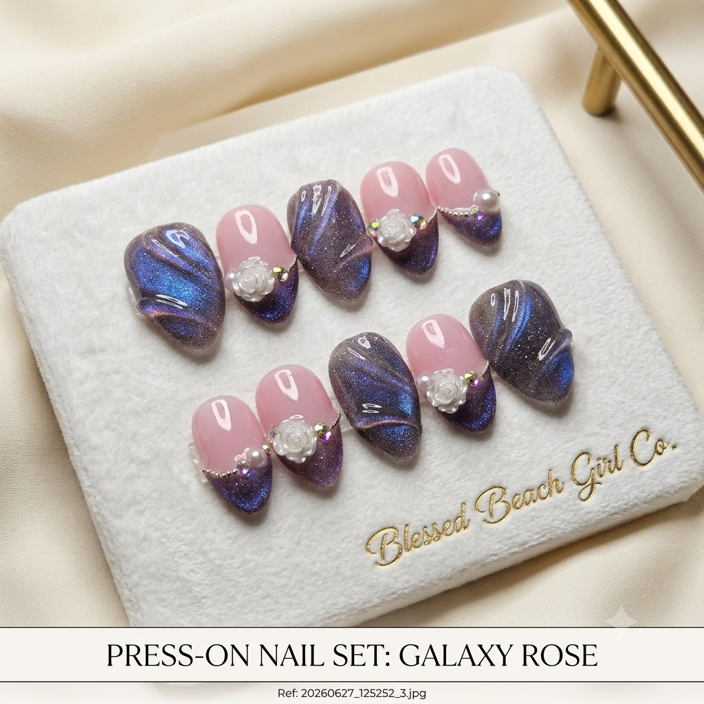 GALAXY ROSE Press On Nails