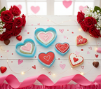 OPEN HEART polymer clay cutters