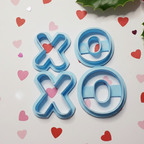 HUGS and KISSES set polymer clay cutters