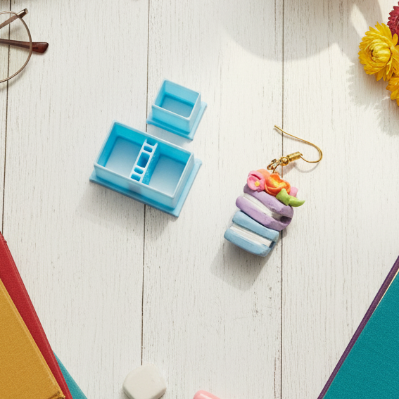 Two piece Book clay cutters