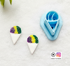 Snowball polymer clay cutter