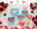 OPEN HEART polymer clay cutters