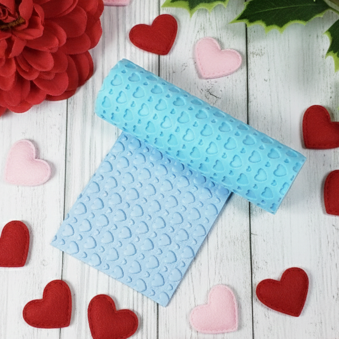Valentine HEARTS style 3 deboss texture roller